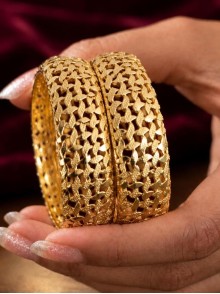 Gold Plated Bangles